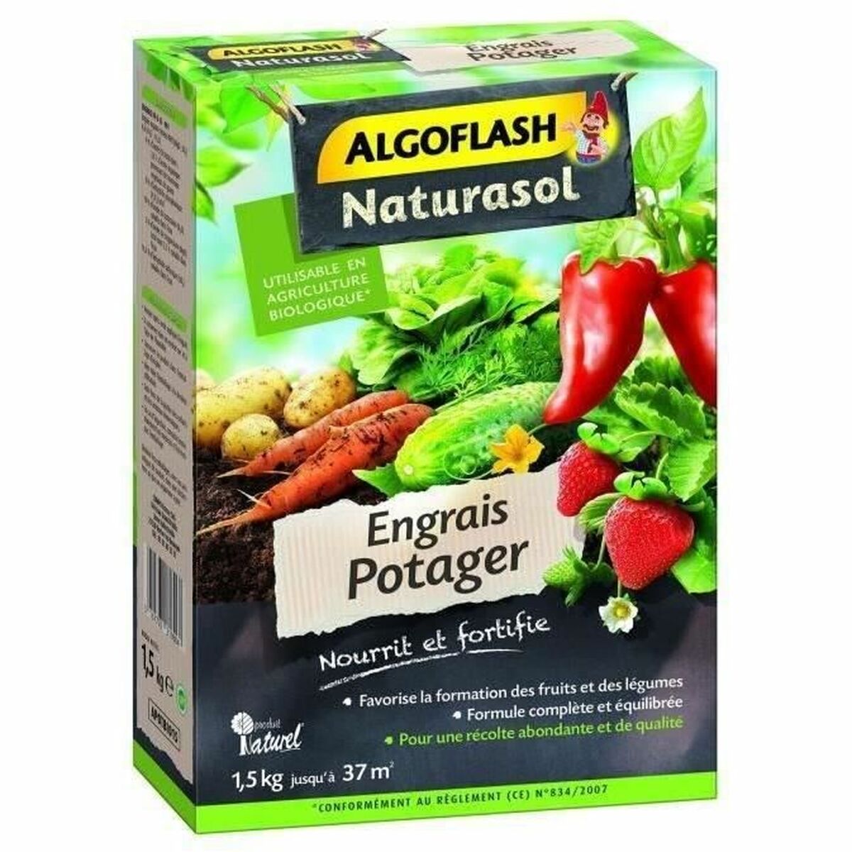 Plant fertiliser Algoflash 1,5 Kg Plant fertiliser Algoflash 1,5 Kg