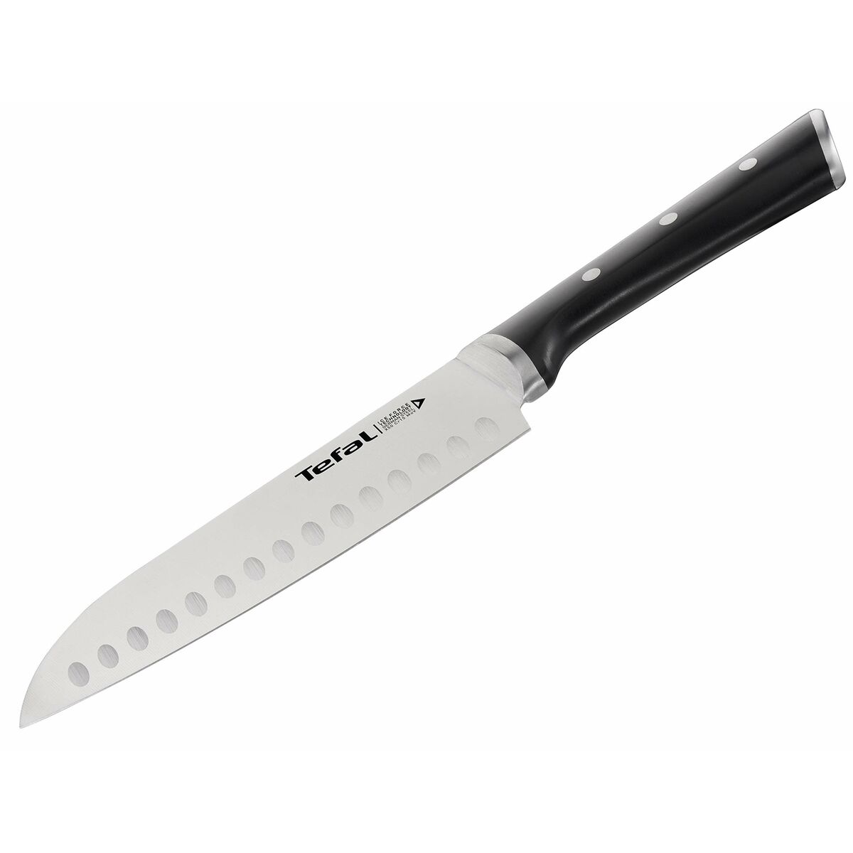 Santoku Knife Tefal K23206 18 cm Black Medium Stainless steel