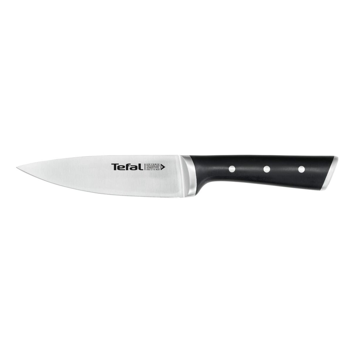 Kitchen Knife Tefal K23203 Black 7″ Stainless steel Plastic 15 cm Kitchen Knife Tefal K23203 Black 7″ Stainless steel Plastic 15 cm