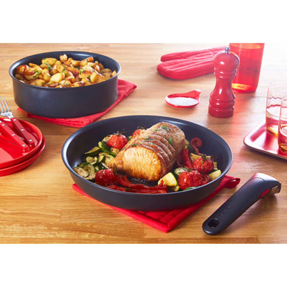 Pan Tefal Ingenio Black  28 cm Aluminium (1 Unit)