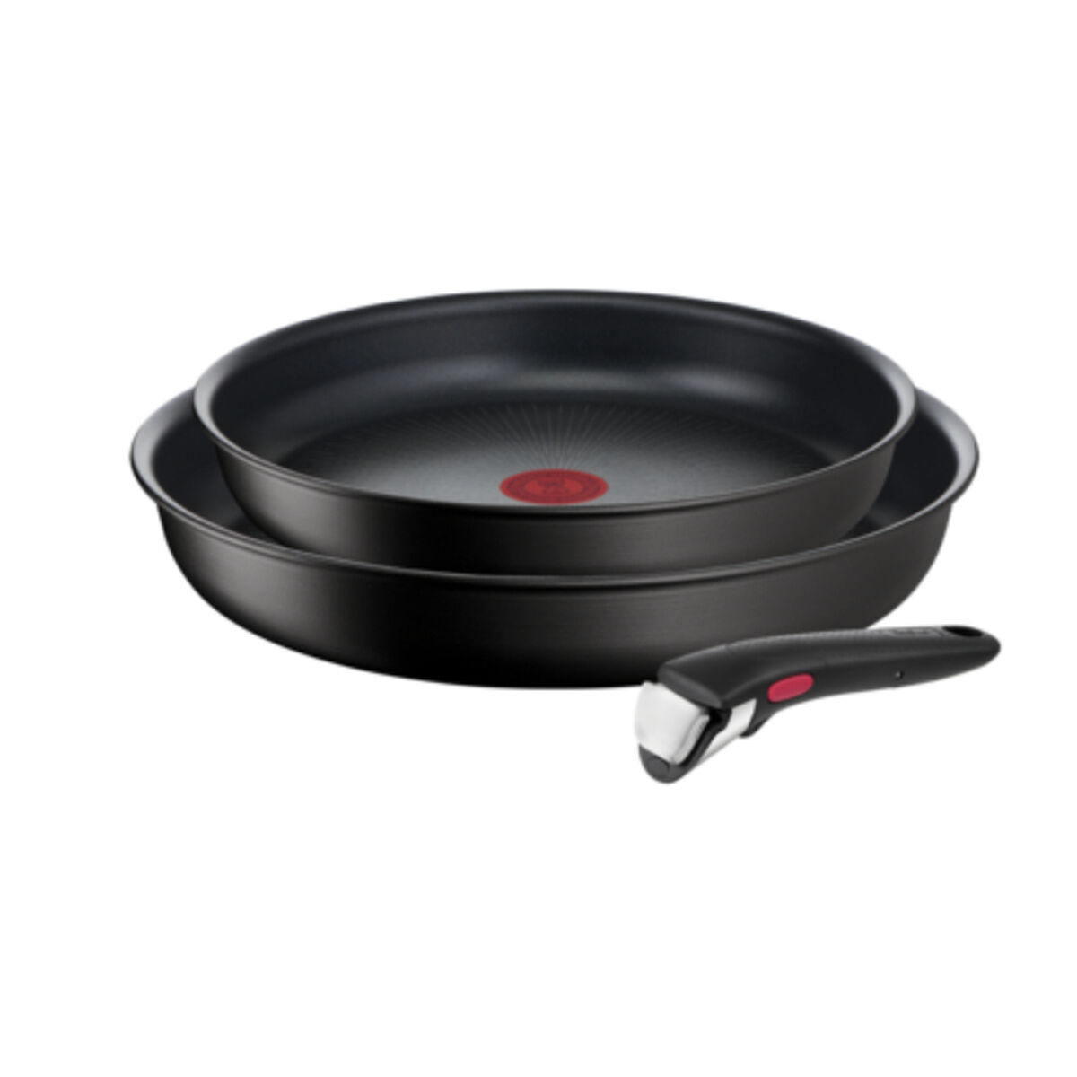 Pan Tefal INGENIO 3PIEZAS Black Aluminium 2 Units Pan Tefal INGENIO 3PIEZAS Black Aluminium 2 Units