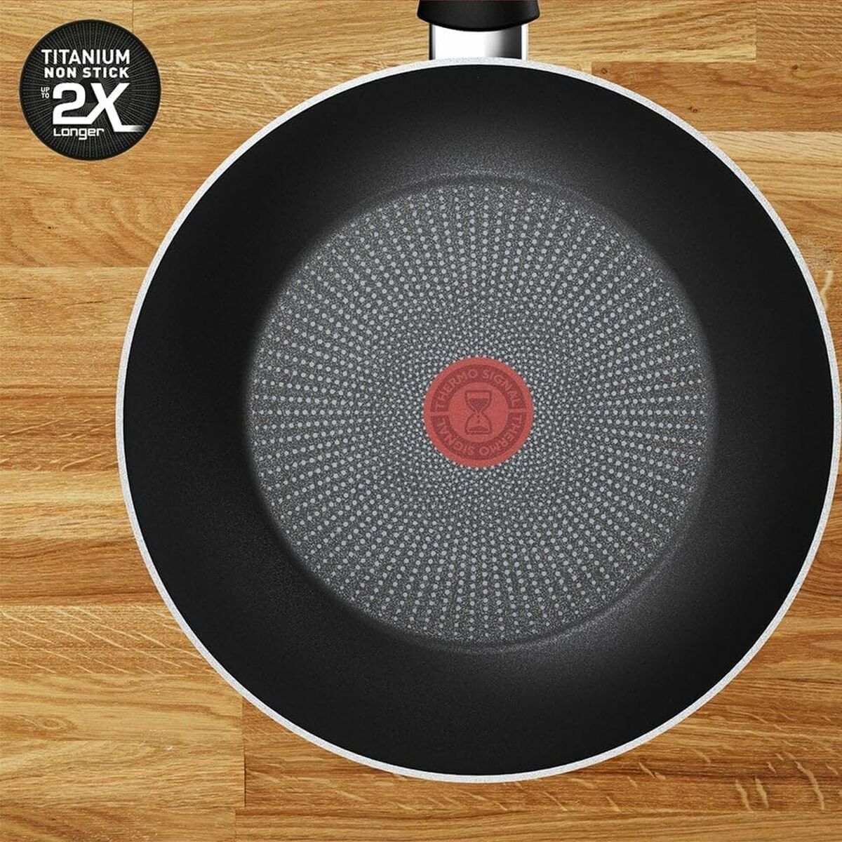 Pan Tefal FORCE BLACK 28C Black Aluminium  28 cm