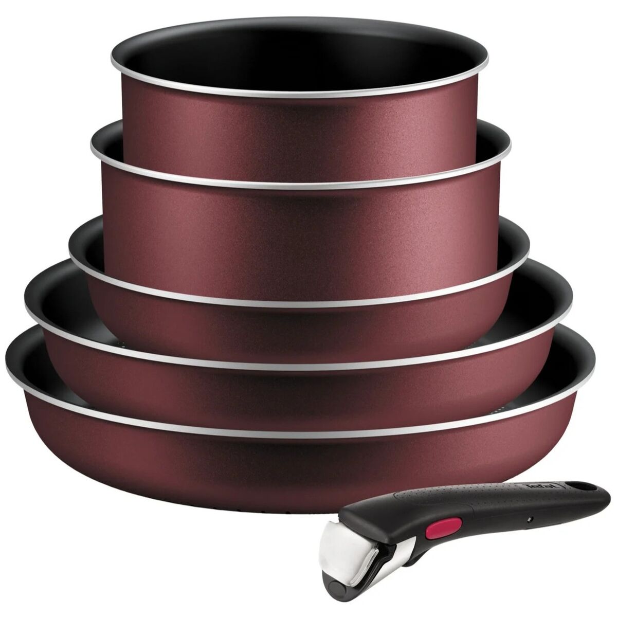 Pan Tefal L7249802 Aluminium 6 Pieces (6 Units) Pan Tefal L7249802 Aluminium 6 Pieces (6 Units)