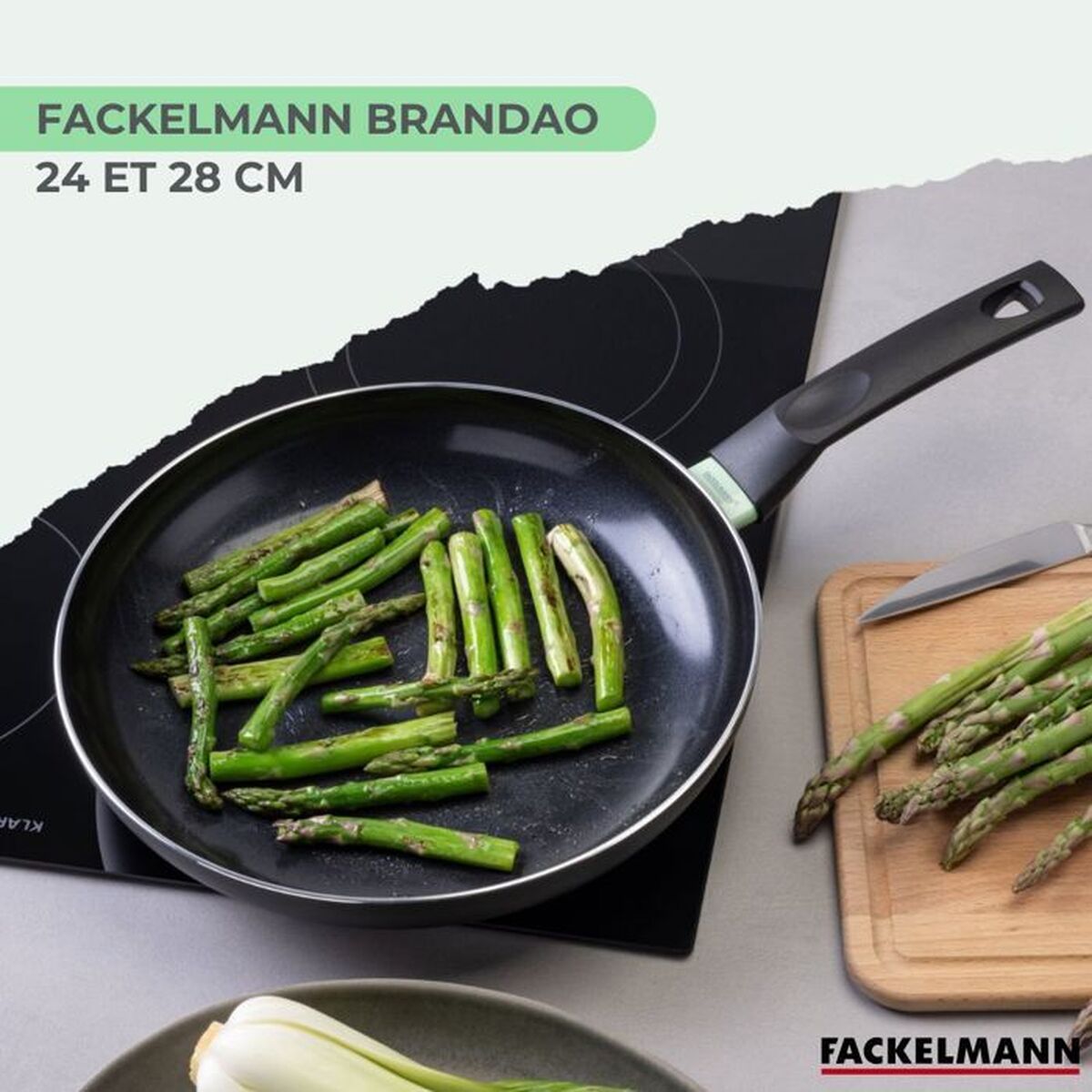 Set of Frying Pans Fackelmann Brandao Ceramic 2 Pieces