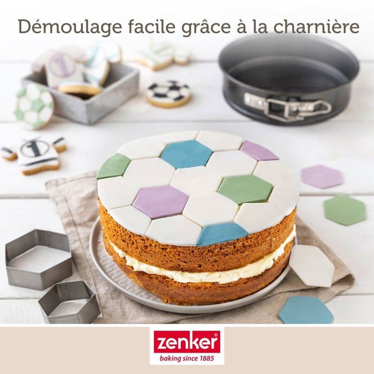 Set of Detachable Baking Tins Zenker 2 Pieces