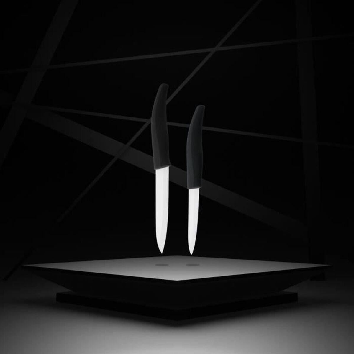 Knife Set Nirosta Ceramic 2 Pieces