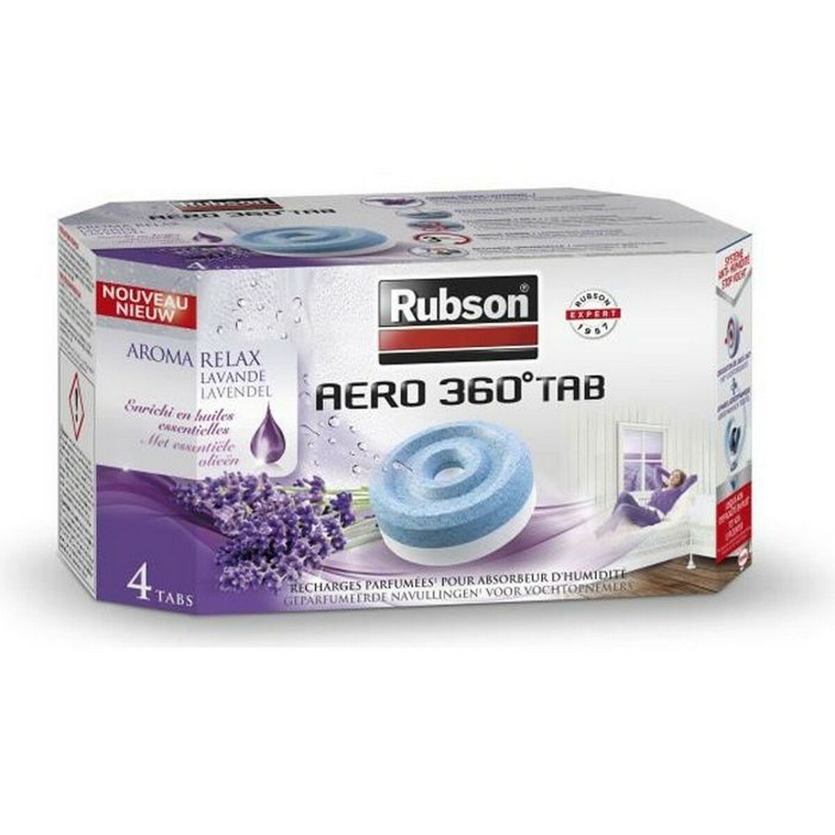 Replacement Rubson Aero 360 Dehumidifier (4 uds) Replacement Rubson Aero 360 Dehumidifier (4 uds)