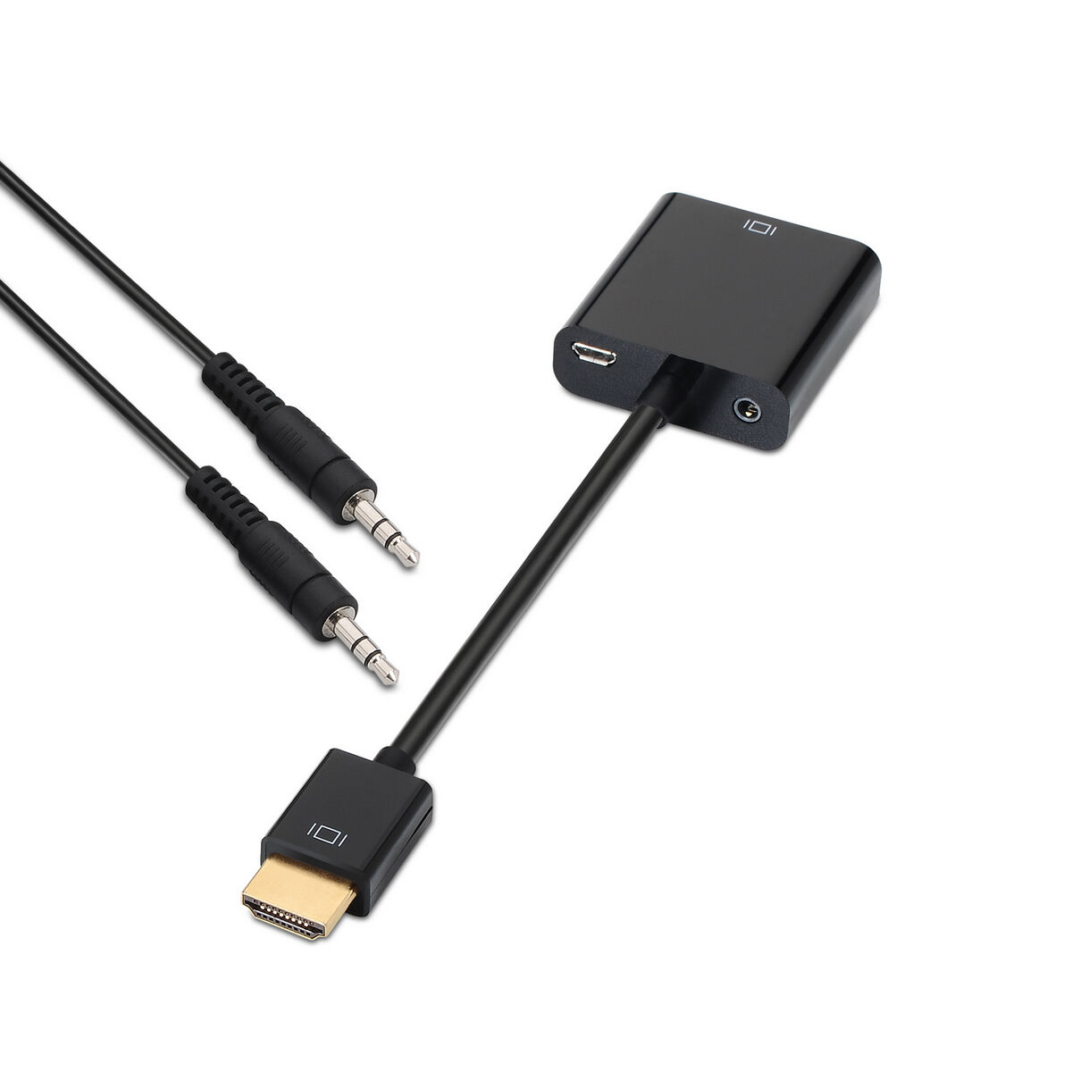 HDMI toS VGA with Audio Adapter Aisens A122-0126
