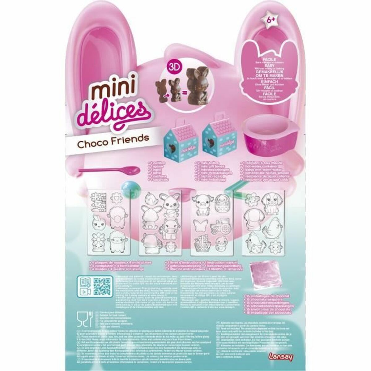 Set of Kitchen Utensils Lansay Mini delicias – LANSAY – Choco Friends