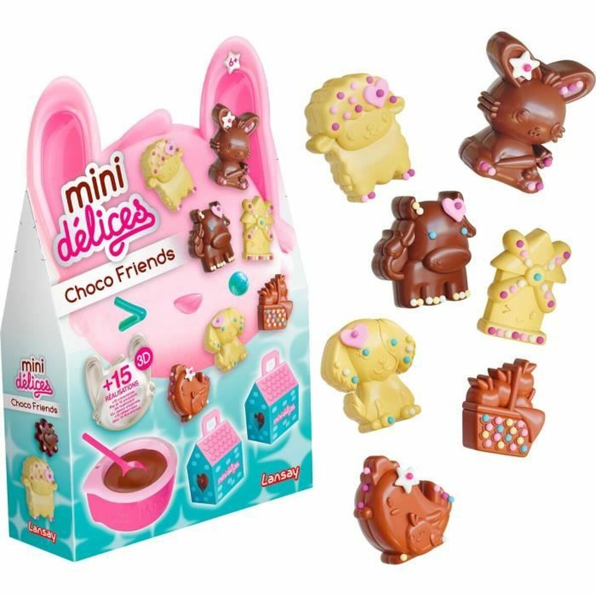 Set of Kitchen Utensils Lansay Mini delicias – LANSAY – Choco Friends
