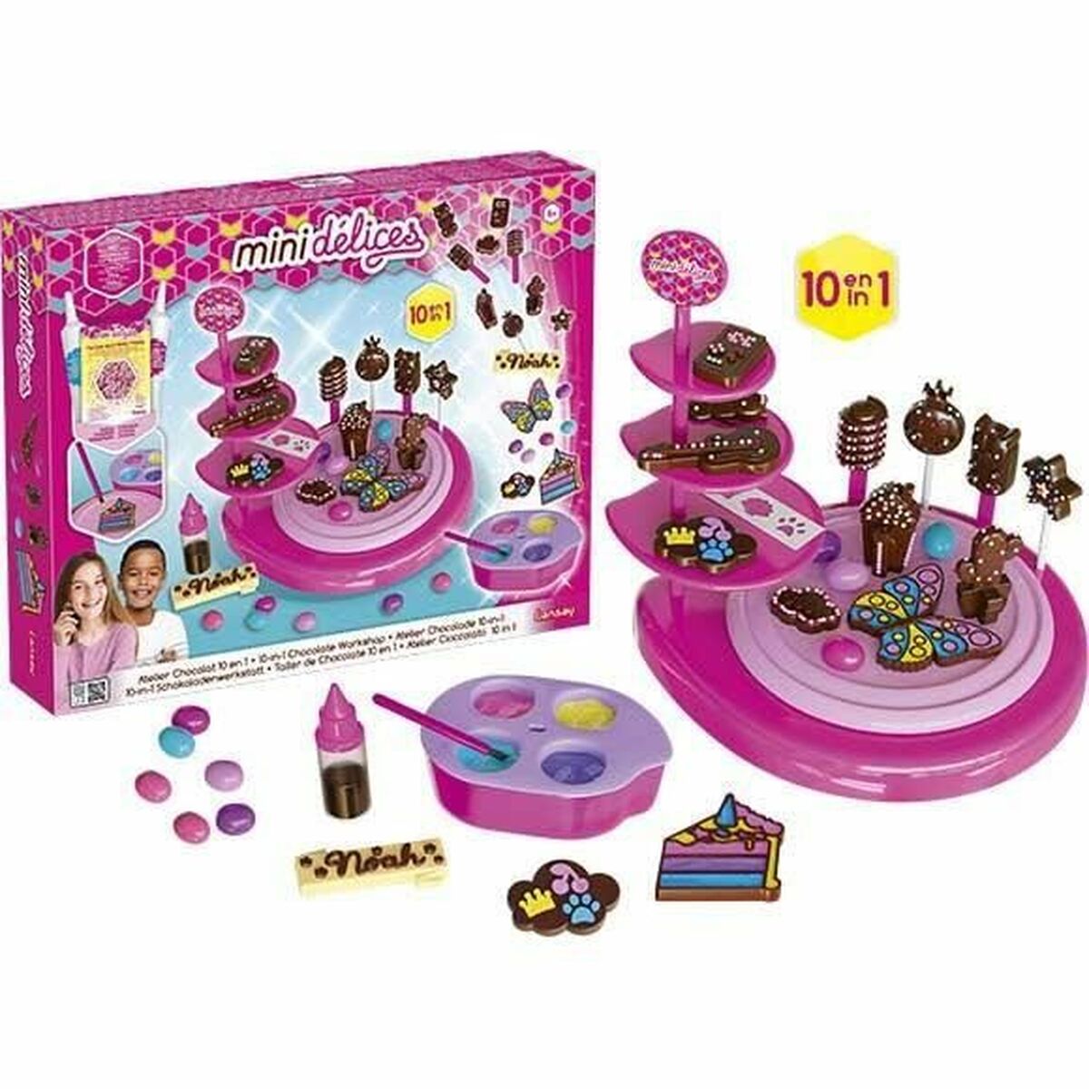 Craft Game Lansay Mini Dlices – 10 In 1 Chocolate Workshop  Bakery