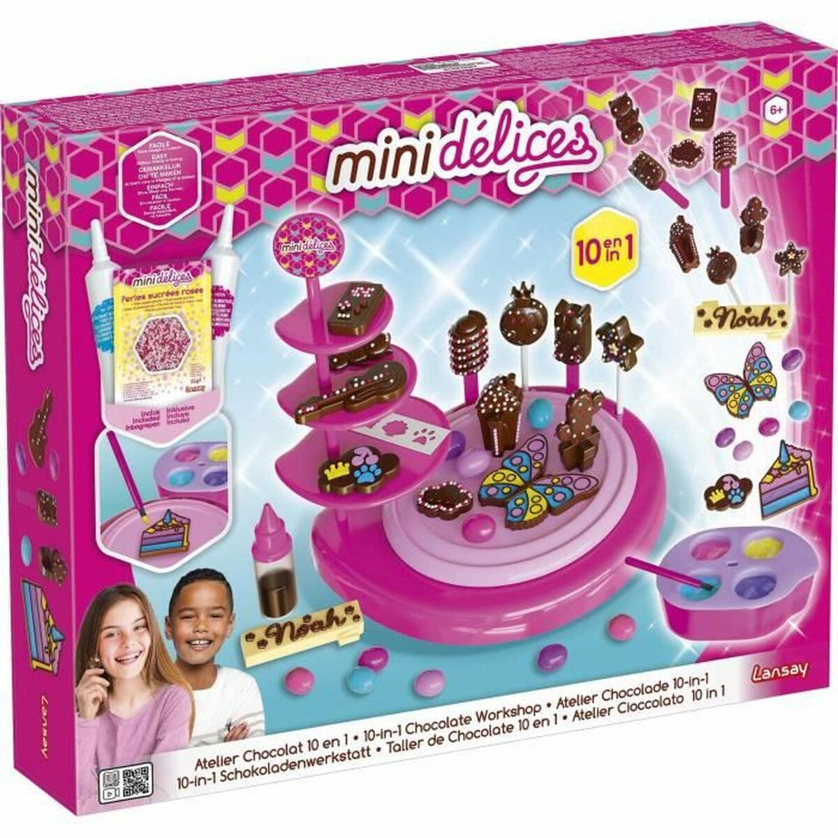 Craft Game Lansay Mini Dlices – 10 In 1 Chocolate Workshop  Bakery