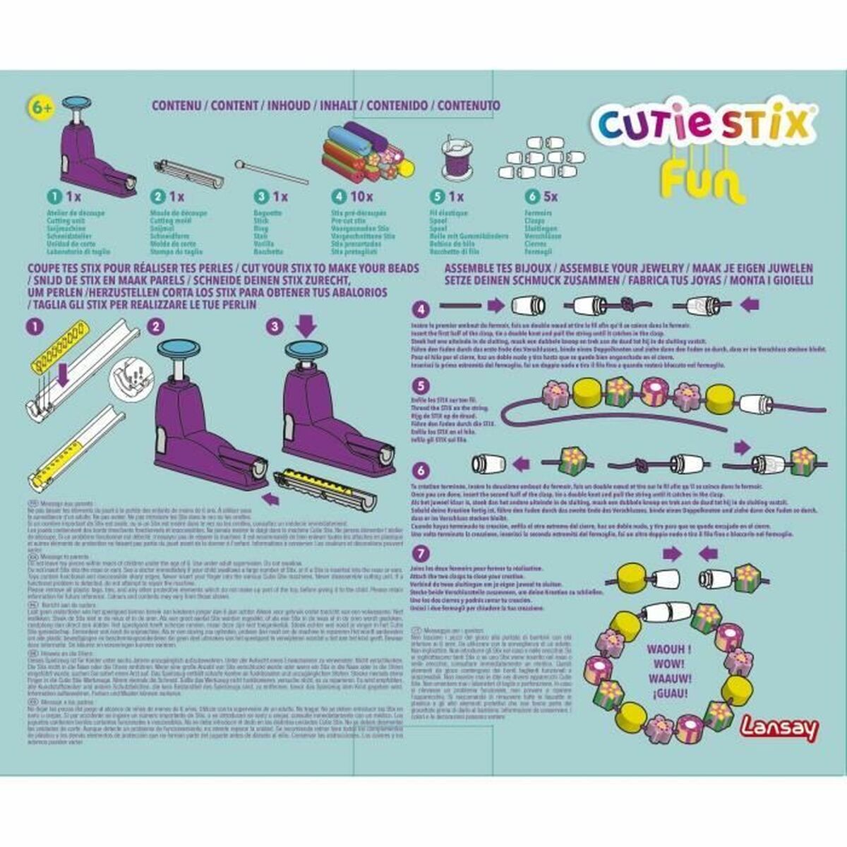 Glass beads Lansay Cutie Stix