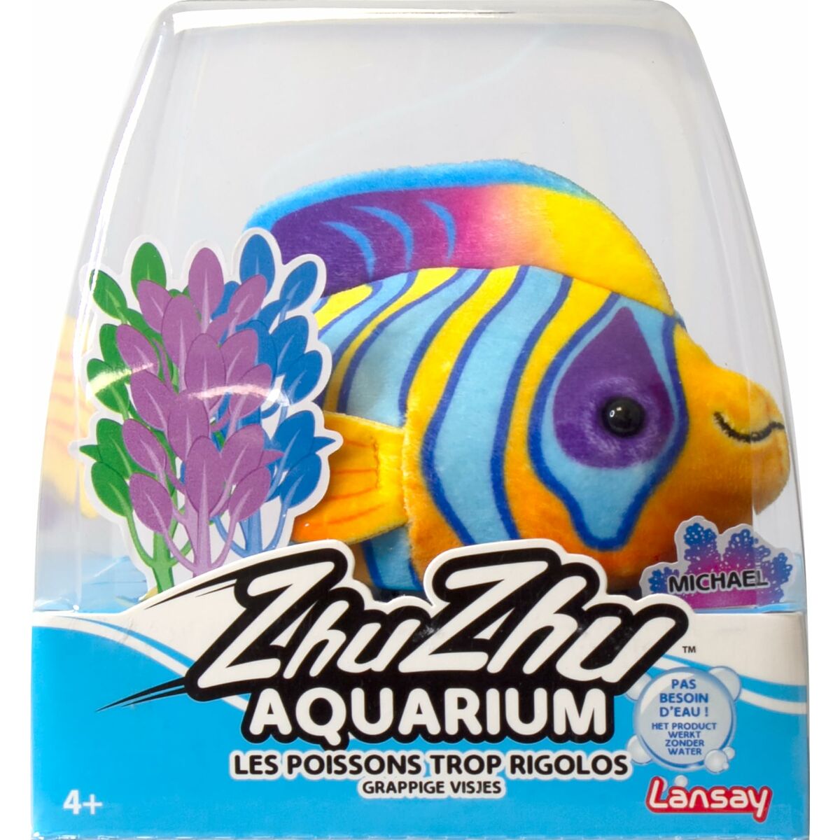 Toys Lansay Zhu Zhu Aquarium Crystal Le Poisson Ange Royal Toys Lansay Zhu Zhu Aquarium Crystal Le Poisson Ange Royal