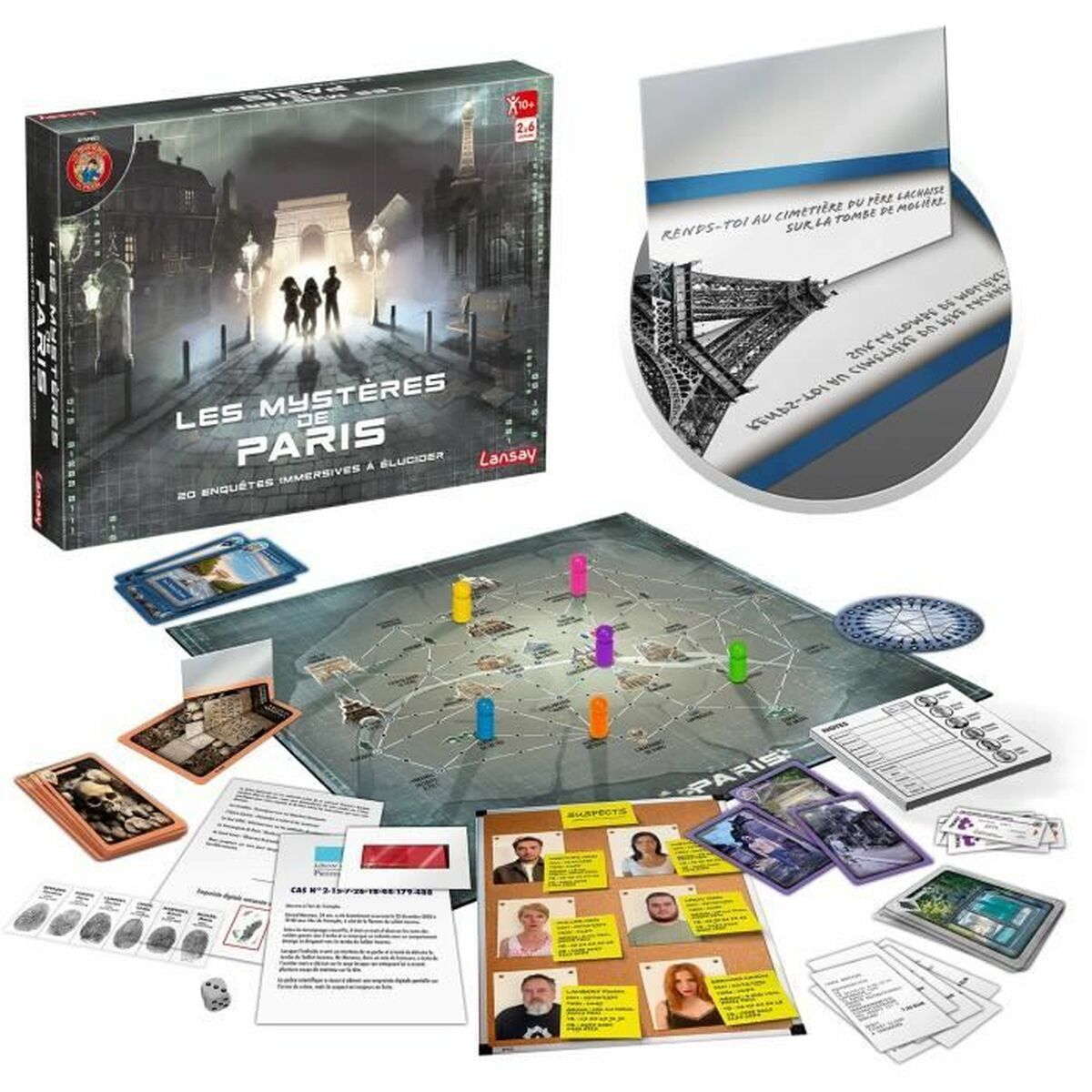Board game Lansay Les Mystres De Paris (FR)