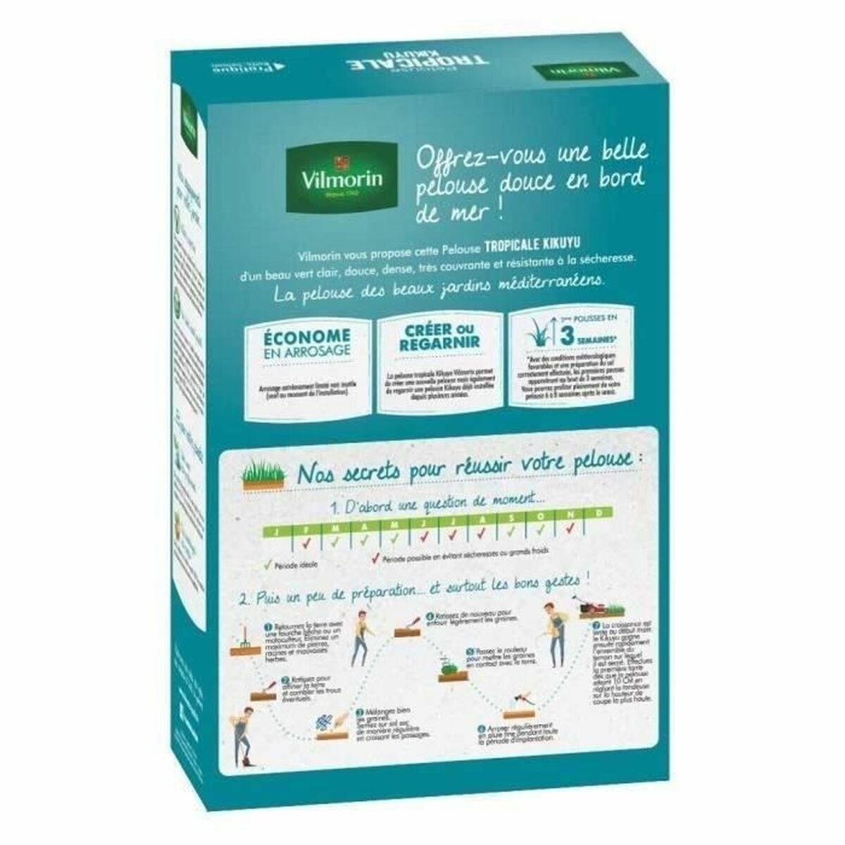 Seeds Vilmorin Kikuyu 500 g