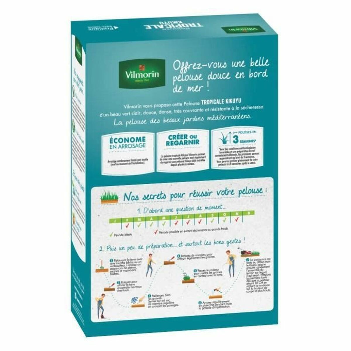 Seeds Vilmorin Kikuyu 500 g