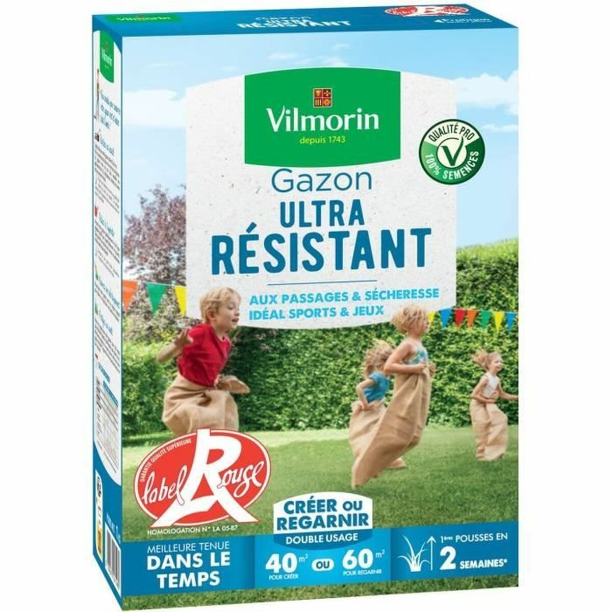 Seeds Vilmorin Ultra Resistentes etiqueta roja 1 kg Seeds Vilmorin Ultra Resistentes etiqueta roja 1 kg