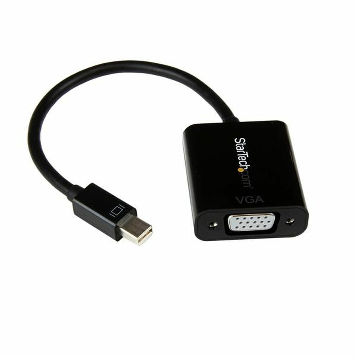 Mini DisplayPort to VGA Adapter Startech MDP2VGA2 Black 180 cm Mini DisplayPort to VGA Adapter Startech MDP2VGA2 Black 180 cm