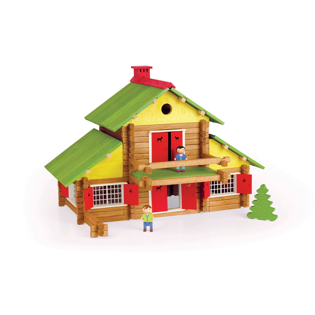 Building Blocks Jeujura My Wooden Chalet 8005 240 Pieces Building Blocks Jeujura My Wooden Chalet 8005 240 Pieces