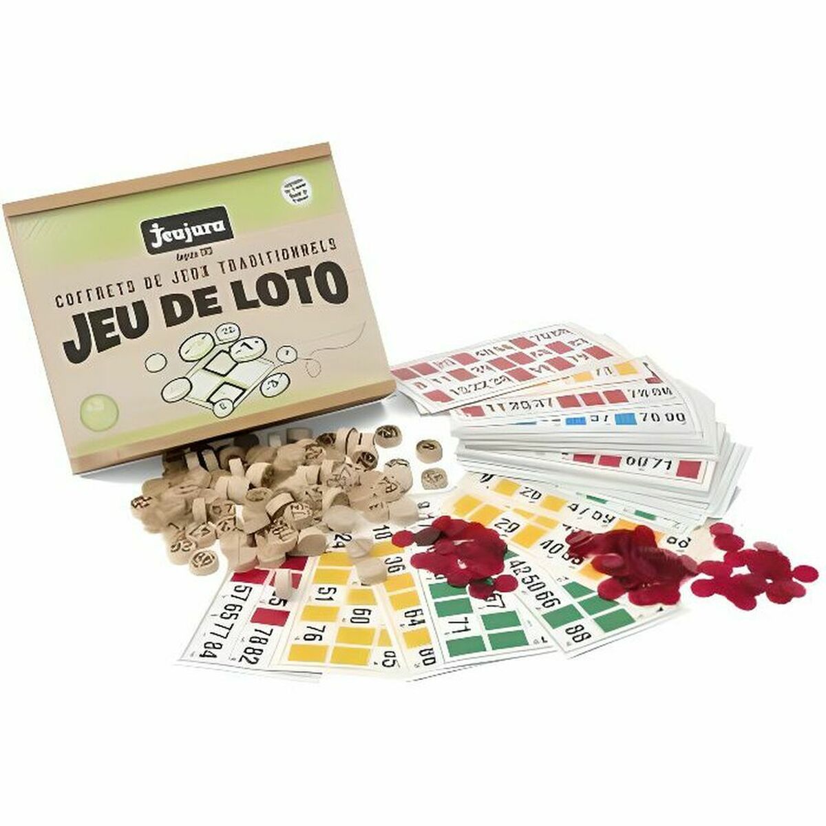 Bingo Loto Game Multicolour Wood Bingo Loto Game Multicolour Wood