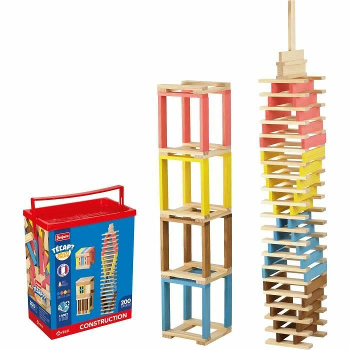 Construction set Jeujura Tcap Multicolor
