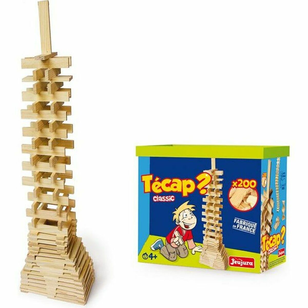 Construction set Jeujura Tecap? Classic 200 Pieces Construction set Jeujura Tecap? Classic 200 Pieces