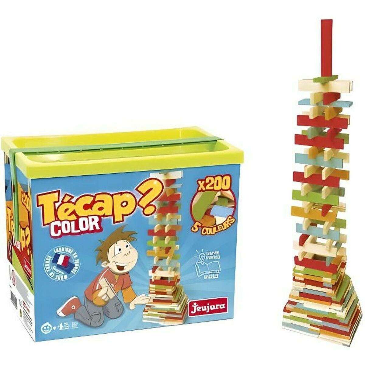 Construction set Jeujura Tecap? 200 Pieces Construction set Jeujura Tecap? 200 Pieces