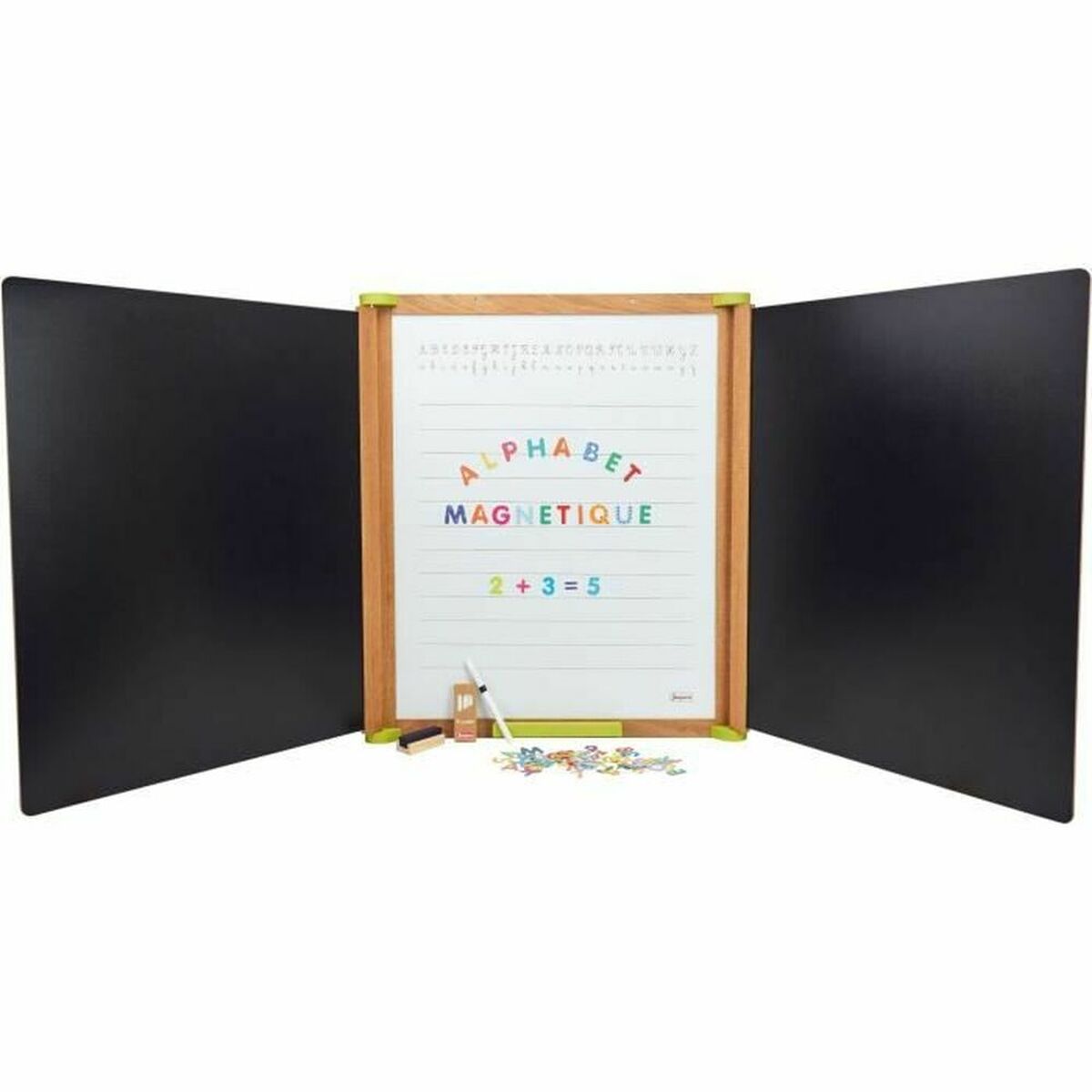 Magnetic Board with Marker Jeujura JeujuraJ8799 Multicolour Wood Magnetic Board with Marker Jeujura JeujuraJ8799 Multicolour Wood