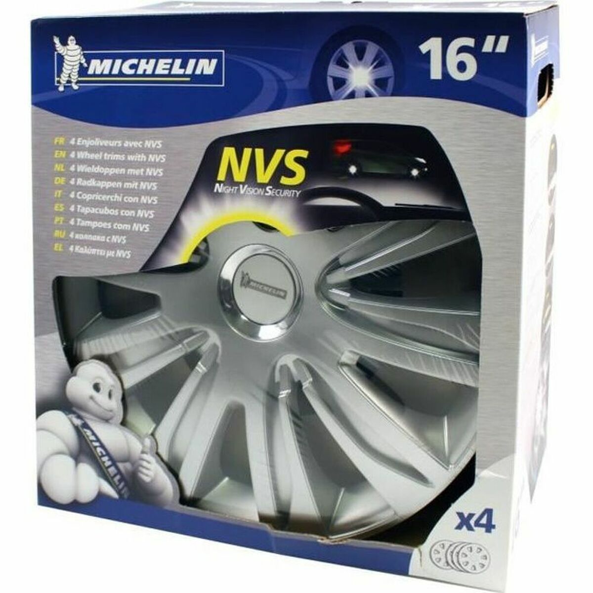 Hubcap Michelin Grey Silver 16″ 4 Pieces