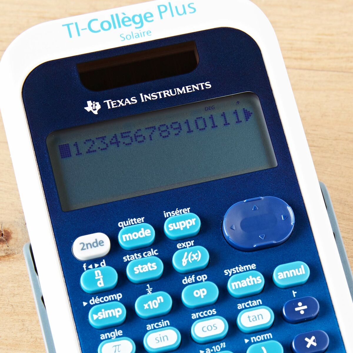 Scientific Calculator Texas Instruments TI College Plus Blue
