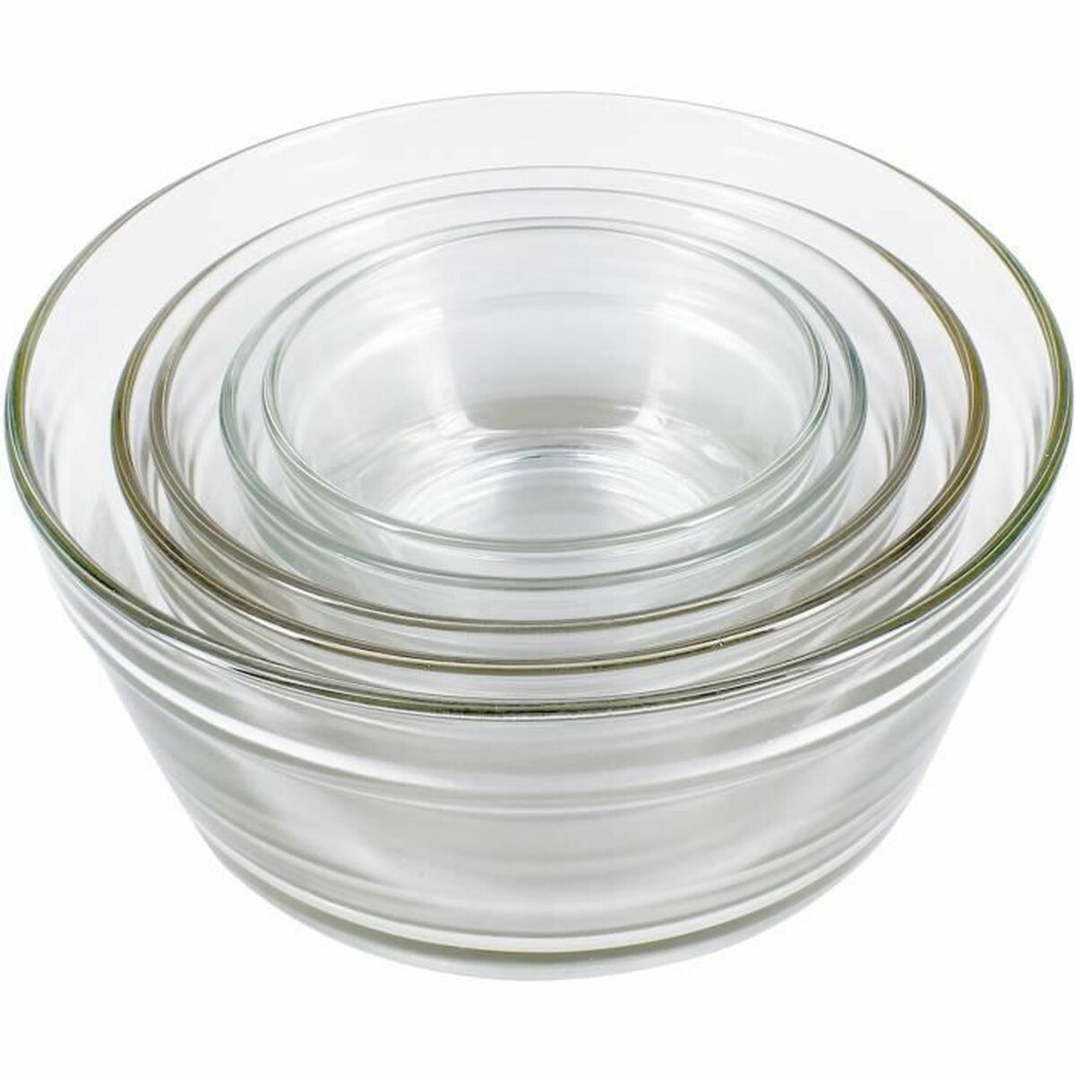 Food Preservation Container Menastyl Circular 150 ml 400 ml (5 Units)