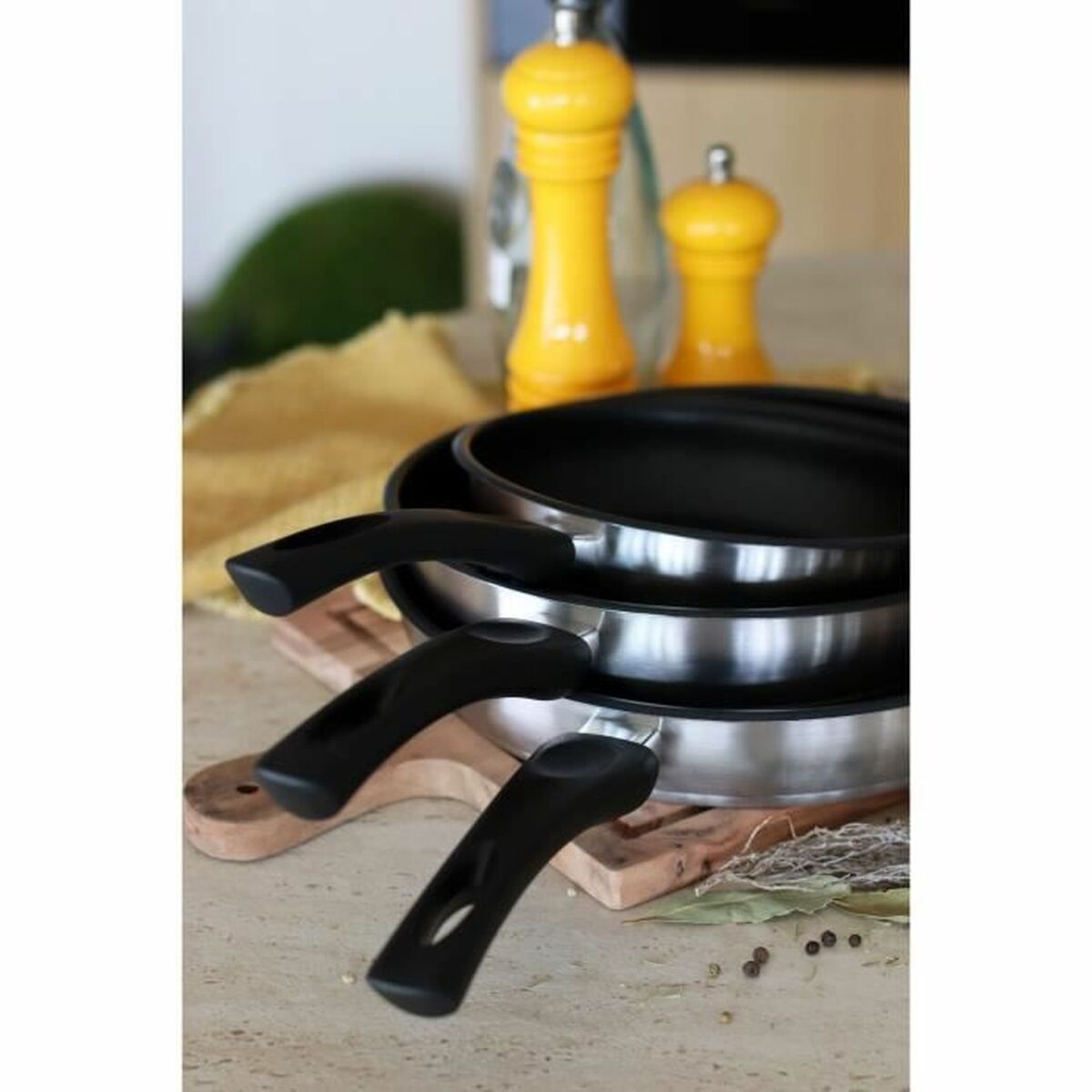 Pan Menastyl Steel Stainless steel  20 cm