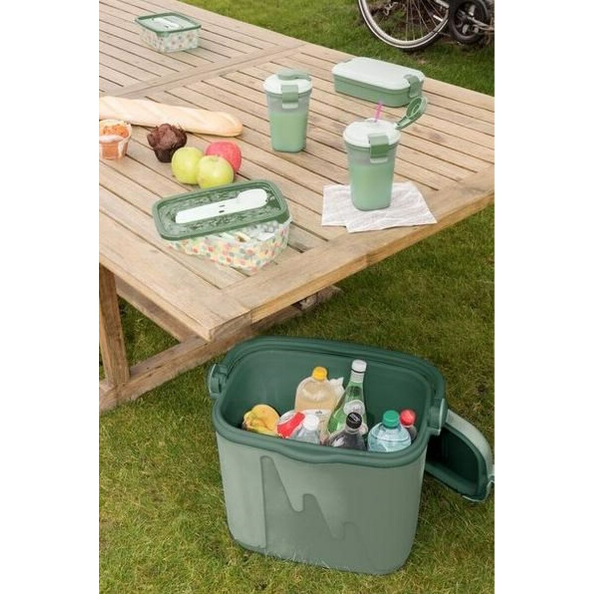 Portable Fridge Curver 262272 Green 20 L Plastic (Plastic) (1 Piece)