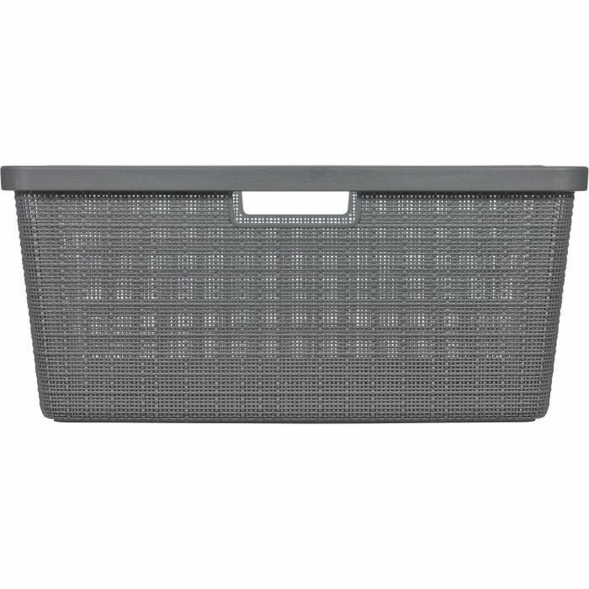 Multi-purpose basket Curver Dark grey Jute Plastic