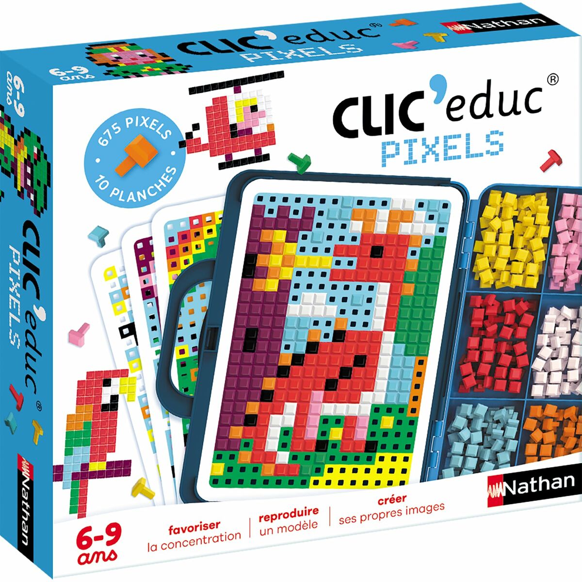Board game Nathan Clic’educ pixels