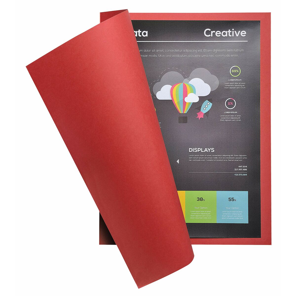 Subfolder Exacompta Rock’s Red A4 100 Pieces