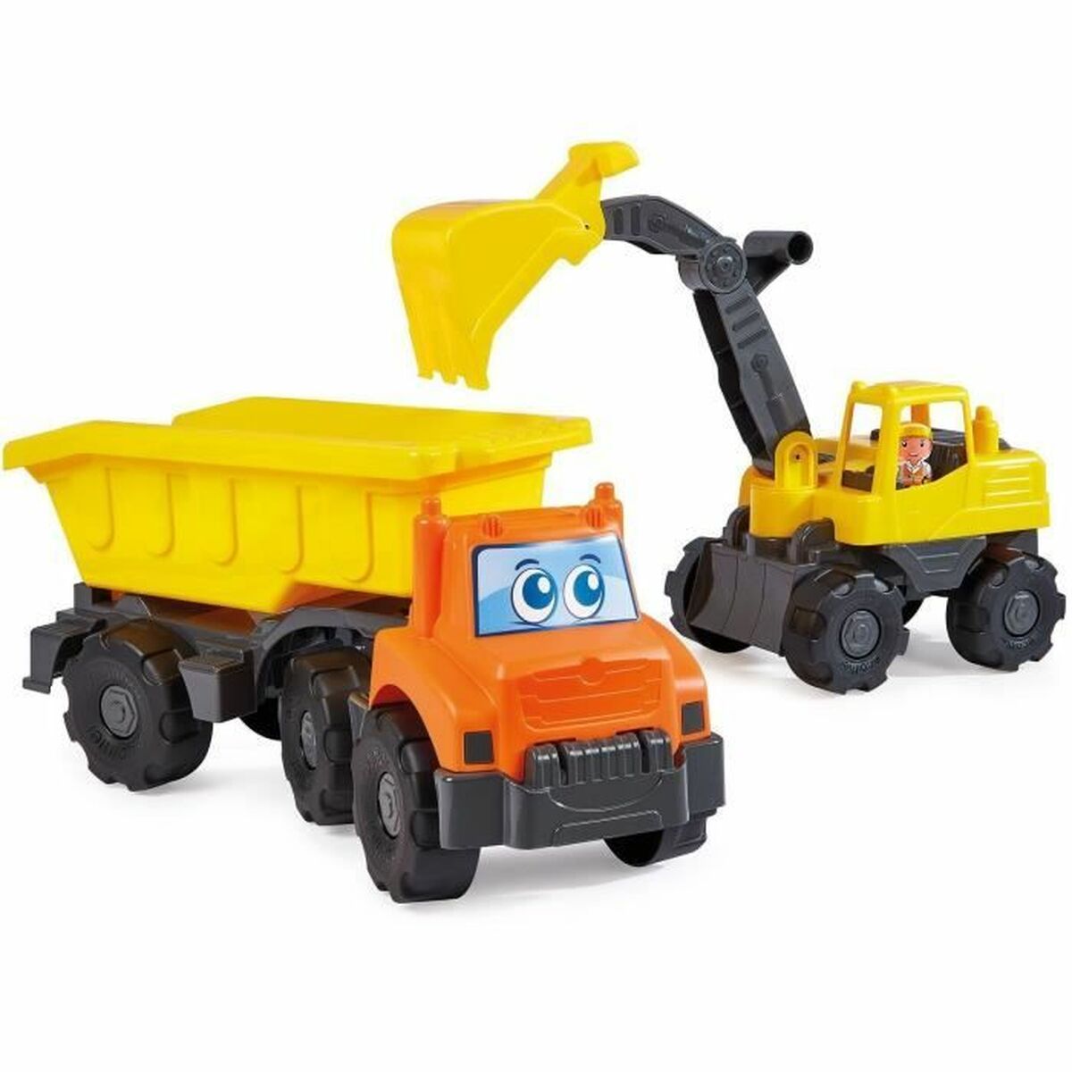 Crane Lorry Ecoiffier 419 Yellow
