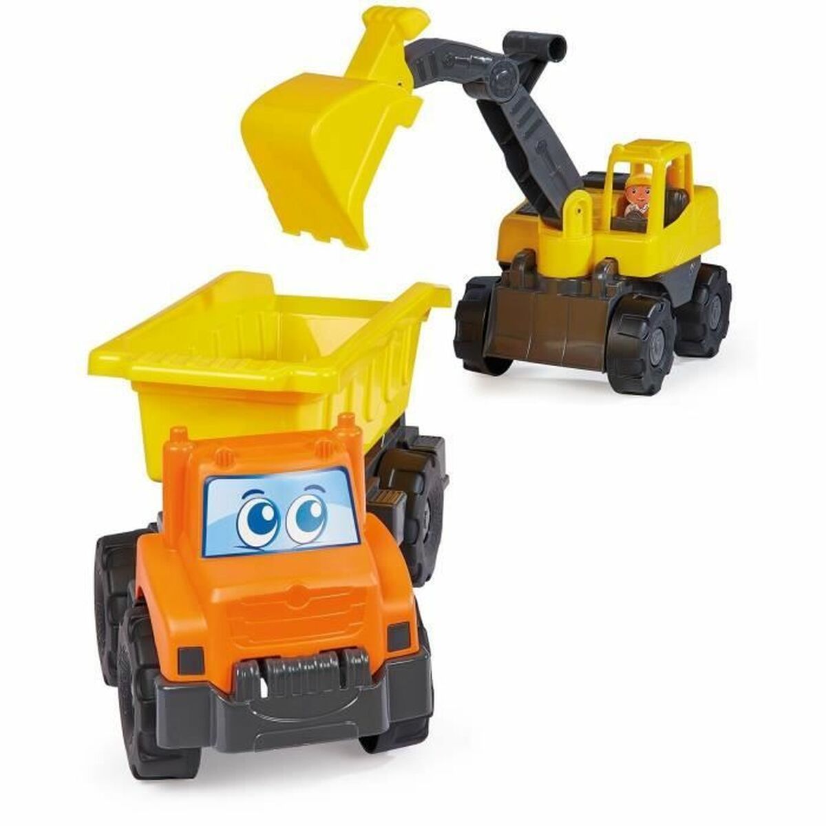 Crane Lorry Ecoiffier 419 Yellow