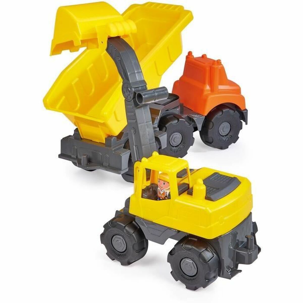 Crane Lorry Ecoiffier 419 Yellow