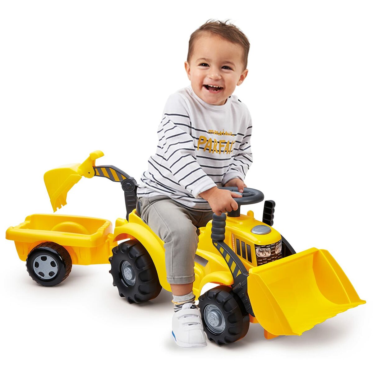 Tricycle Ecoiffier Carrier Yellow Tractor Tricycle Ecoiffier Carrier Yellow Tractor