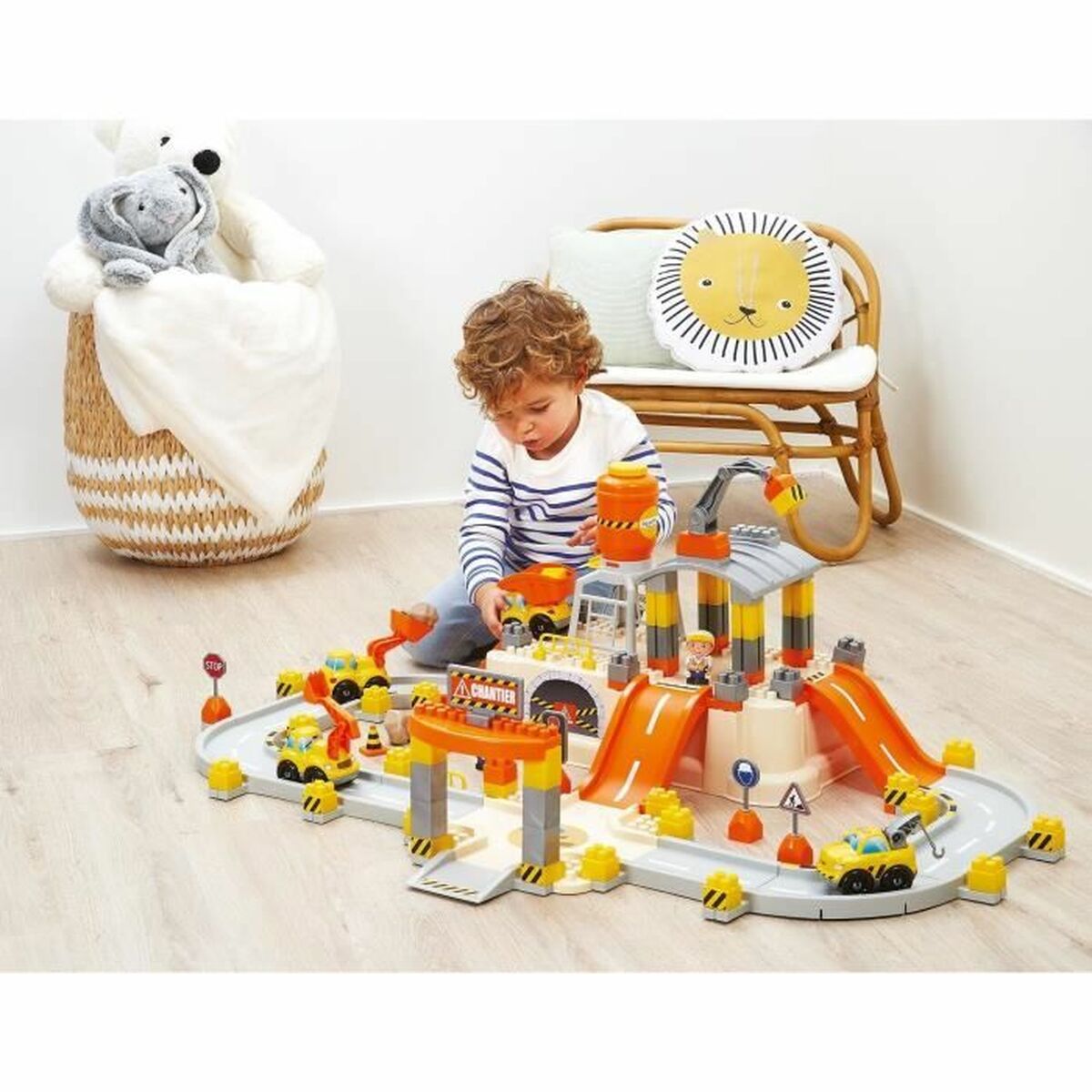 Construction Circuit Obras Ecoiffier 1350