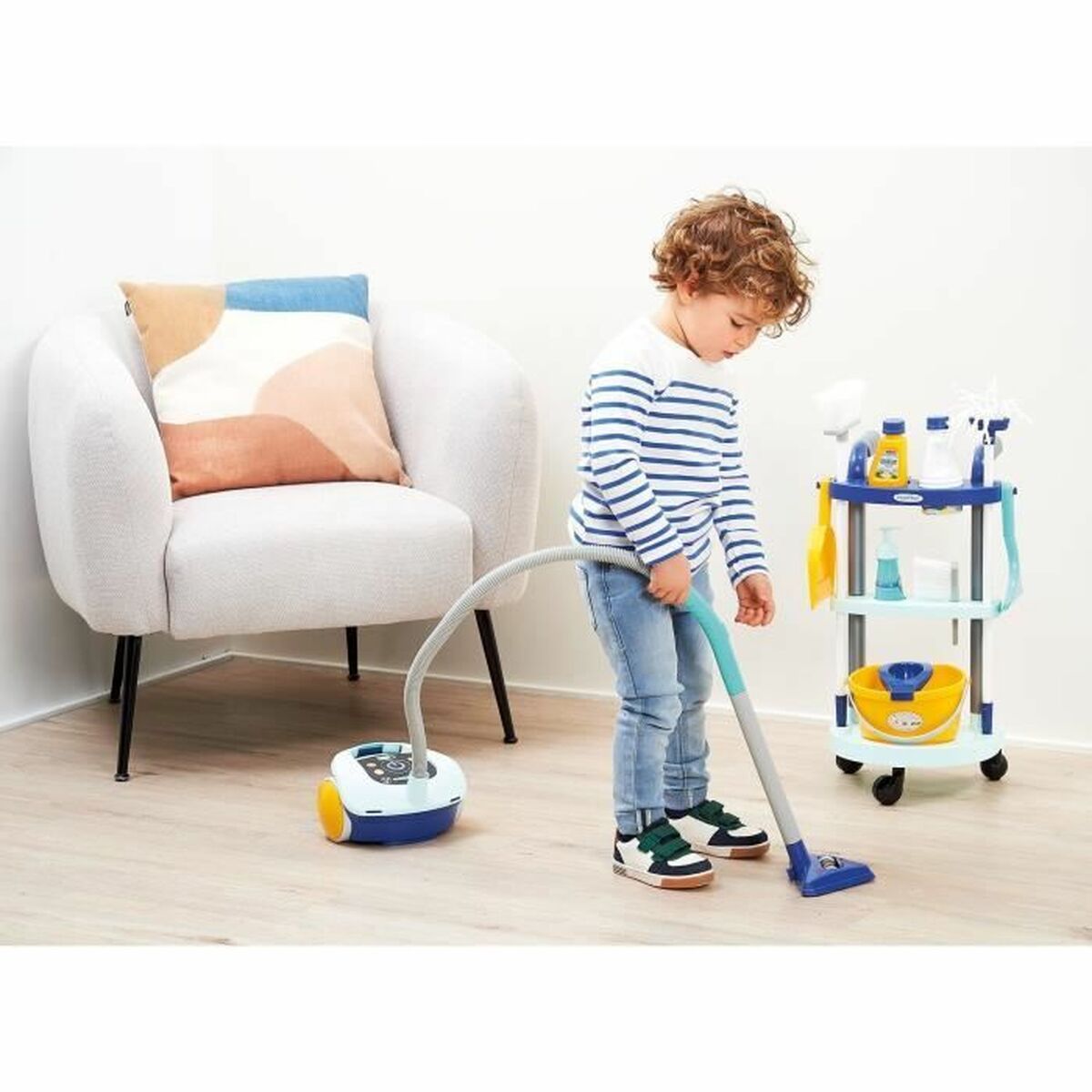 Cleaning Trolley with Accessories Ecoiffier 2774