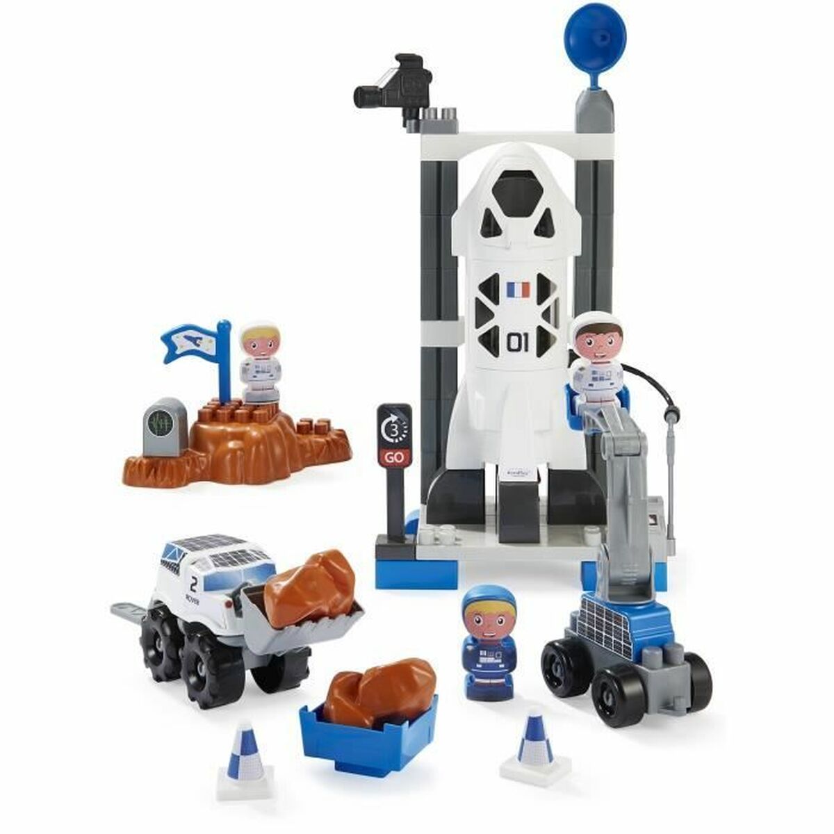 Construction set Ecoiffier Abrick Space station Construction set Ecoiffier Abrick Space station