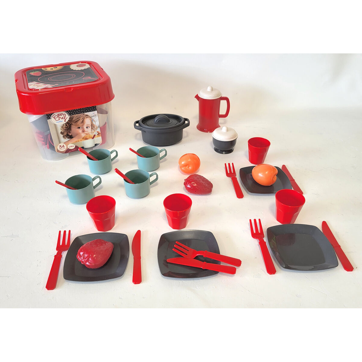 Toy kitchen Ecoiffier 34 Pieces