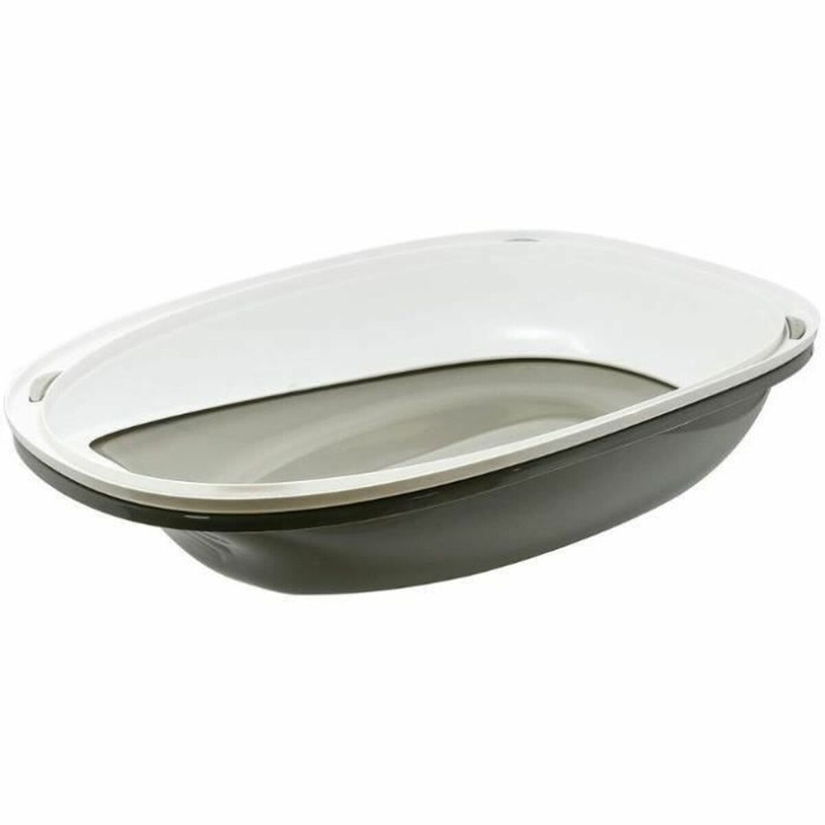 Cat Litter Box Aim 57 x 40 x 19 cm Beige Plastic