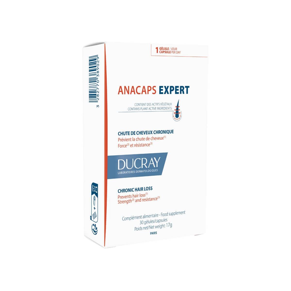 Hair Loss Food Supplement Ducray Anacaps Expert Capsules x 30 Hair Loss Food Supplement Ducray Anacaps Expert Capsules x 30