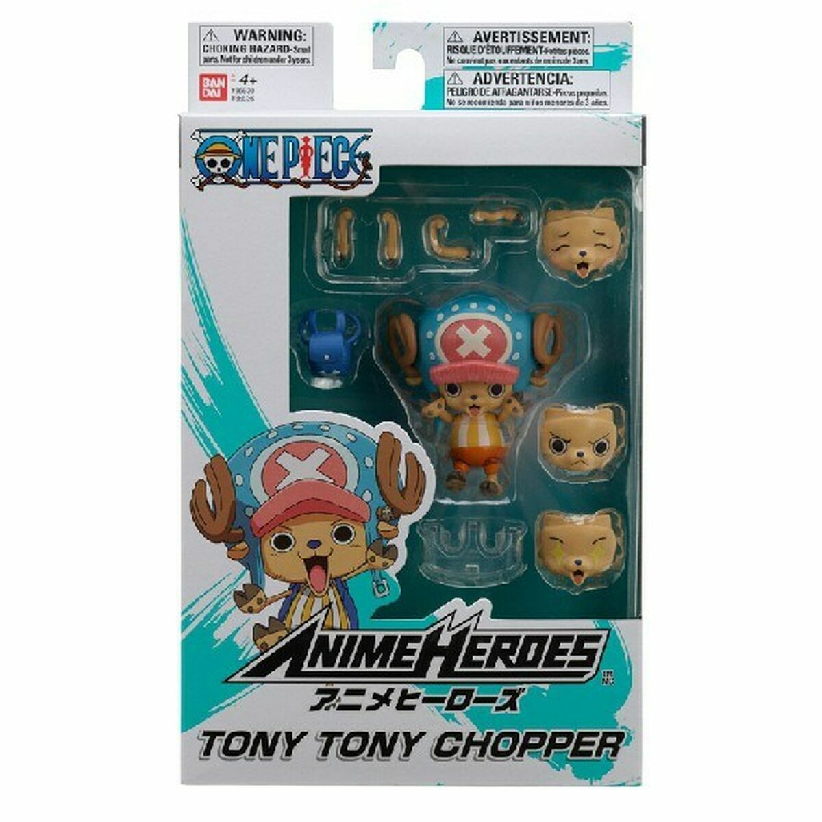 Action Figure One Piece Bandai Anime Heroes: Tony Tony Chopper Action Figure One Piece Bandai Anime Heroes: Tony Tony Chopper