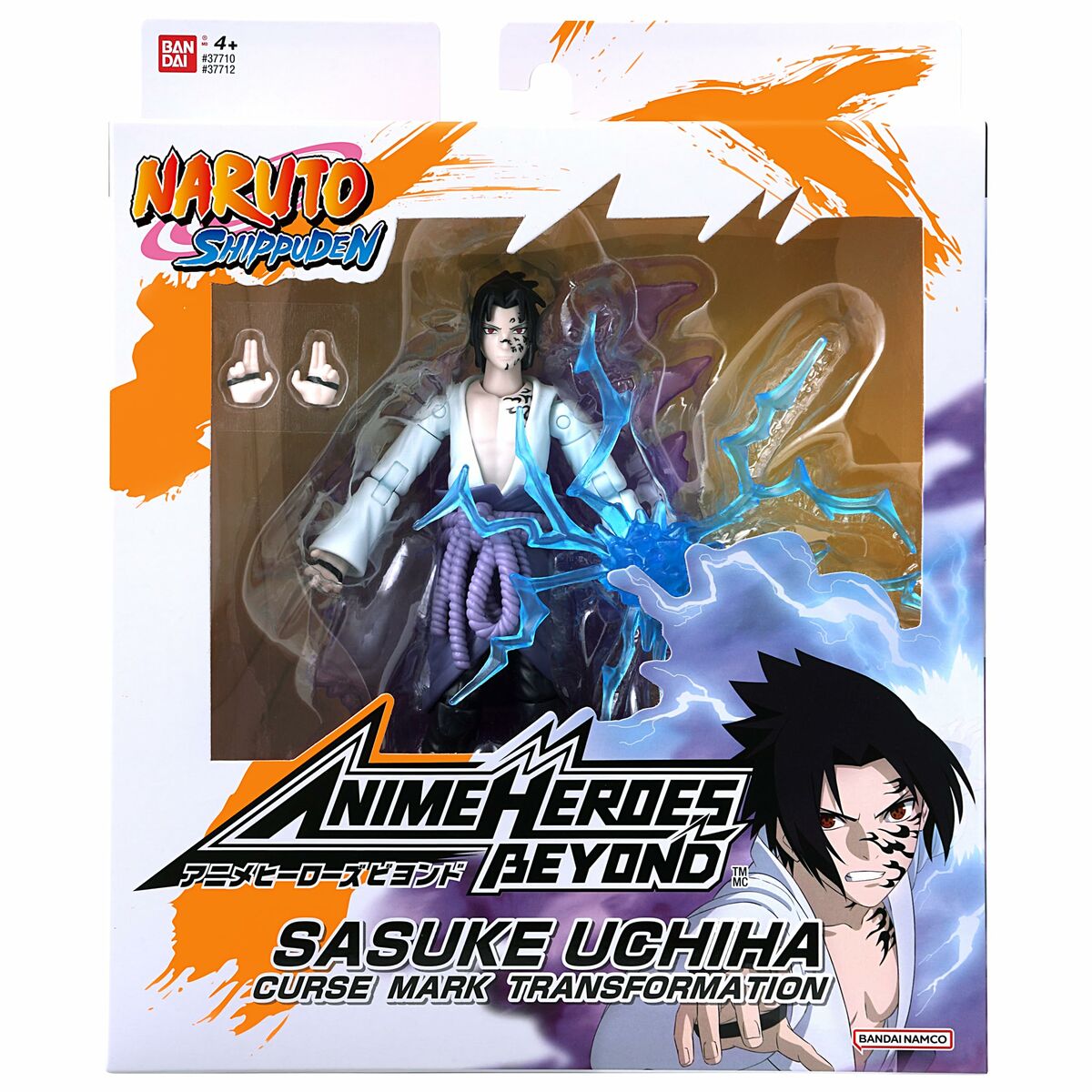 Action Figure Naruto Shippuden Bandai Anime Heroes Beyond: Sasuke Uchiha 17 cm Action Figure Naruto Shippuden Bandai Anime Heroes Beyond: Sasuke Uchiha 17 cm