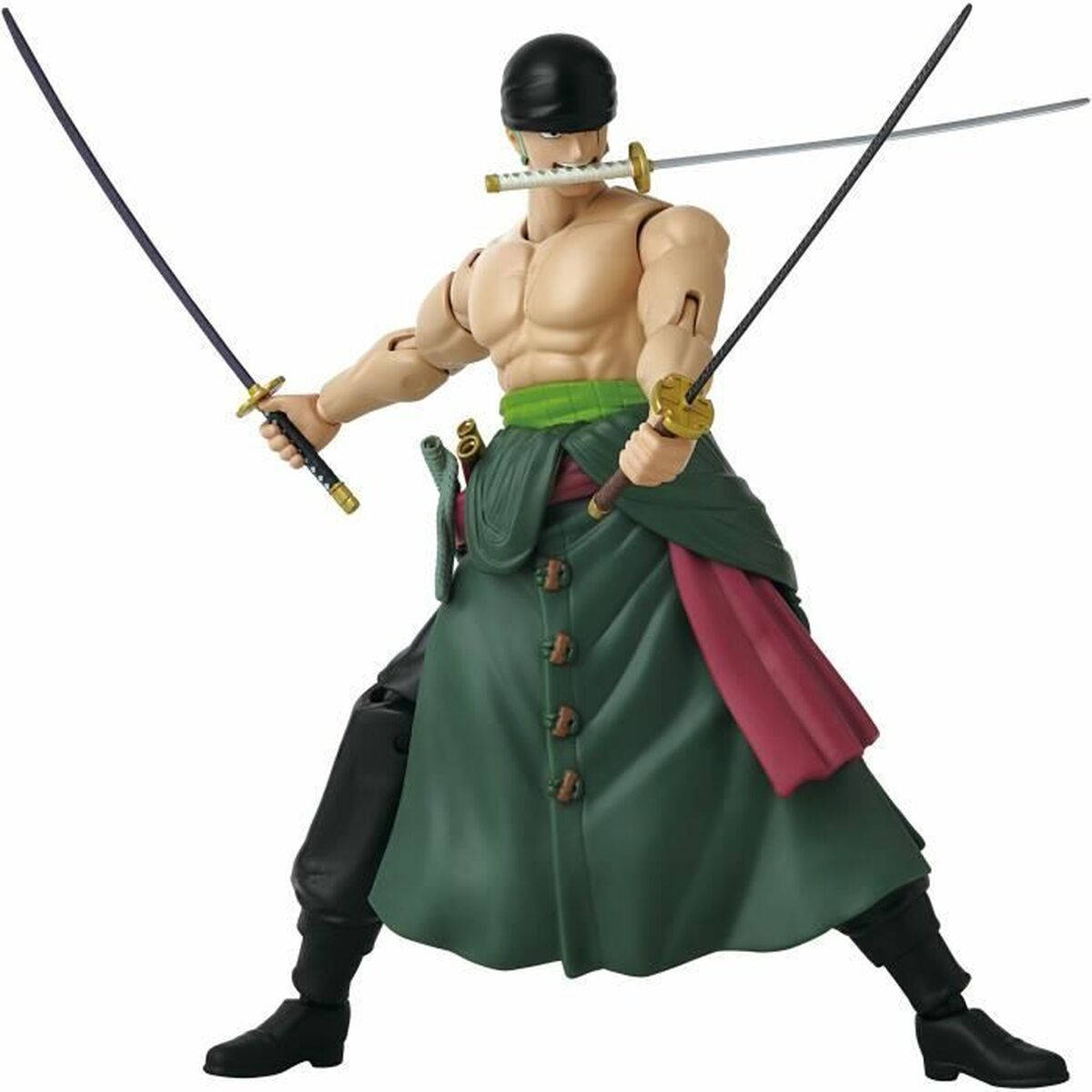 Jointed Figure One Piece Anime Heroes: Zoro Style 3 Swords 17 cm Jointed Figure One Piece Anime Heroes: Zoro Style 3 Swords 17 cm
